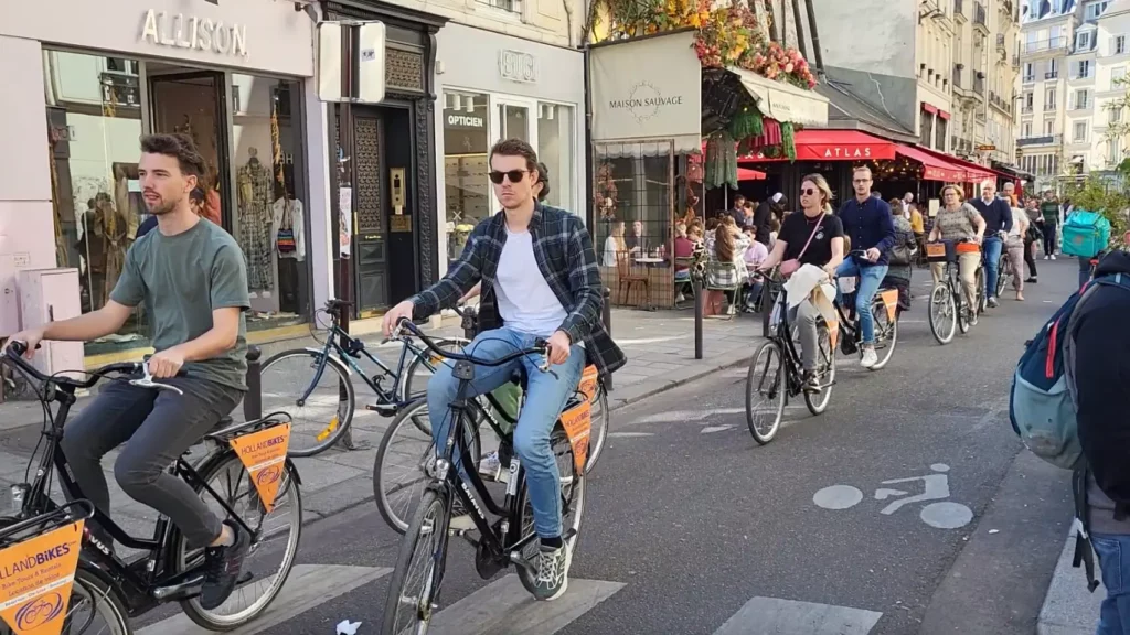 bicycle tour paris
