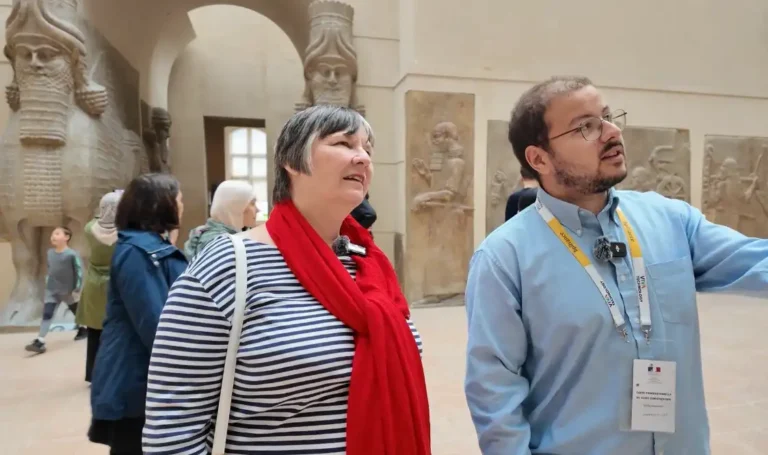Colleen during a Private Guided Tour of Le Louvre