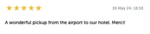 Les Frenchies Airport Transfer review