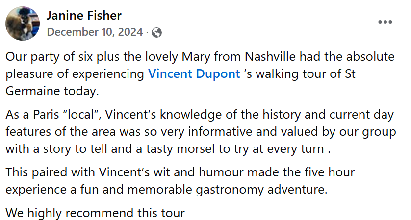 Paris Food tours by Vincent 7 Screenshot 2025 01 20 101614