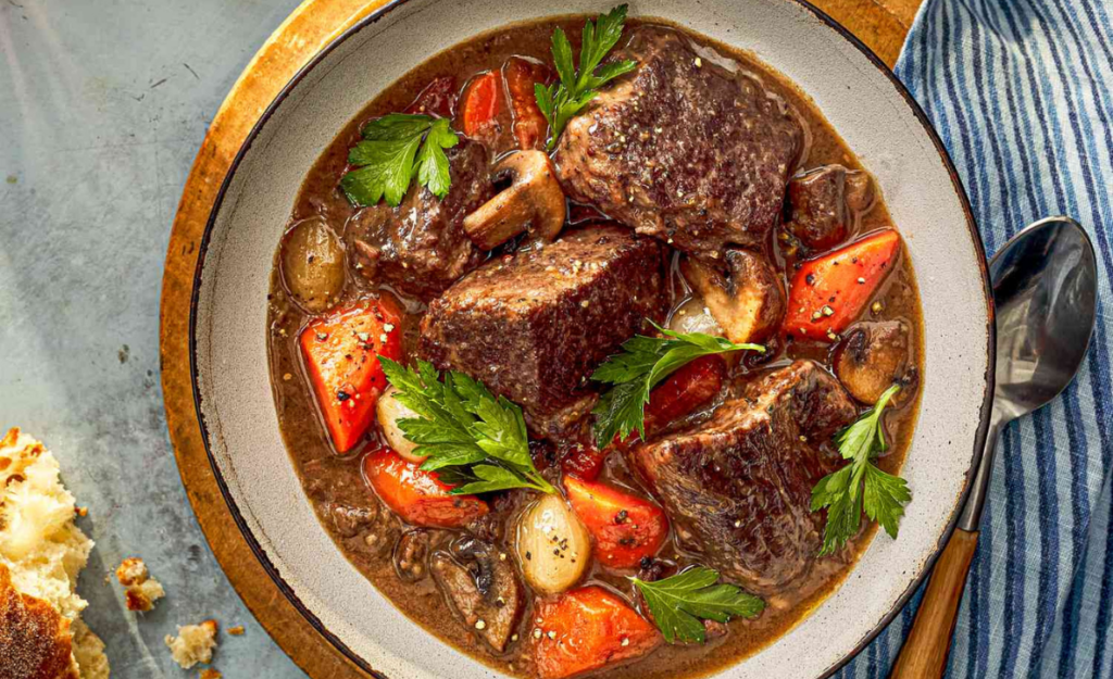 French dishes served in Paris restaurants