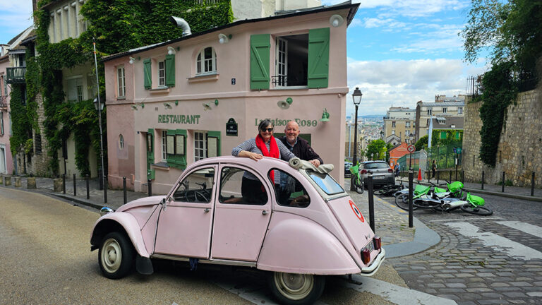 2CV Vintage car tour paris