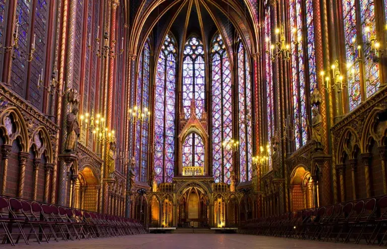 Home - Paris Travel Guides 12 Illuminated interior Sainte Chapelle Paris France