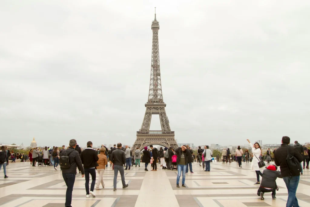 Eiffel Tower view Champs de Mars