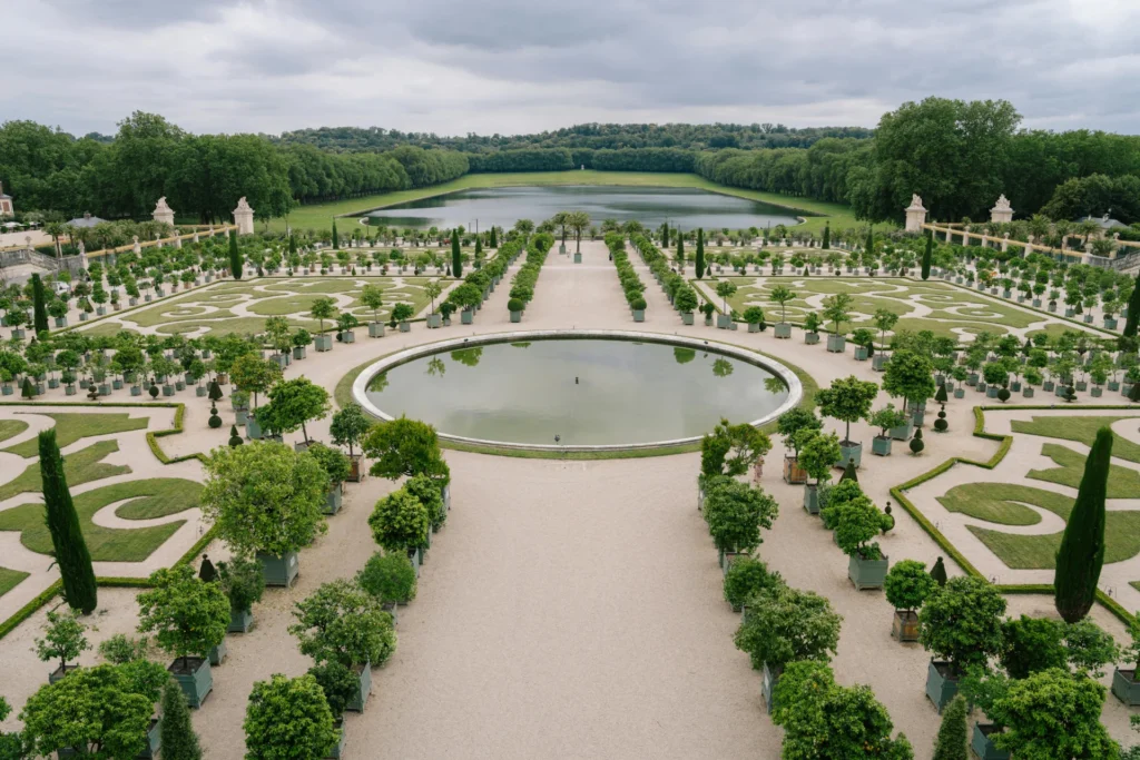 Versailles formal gardens