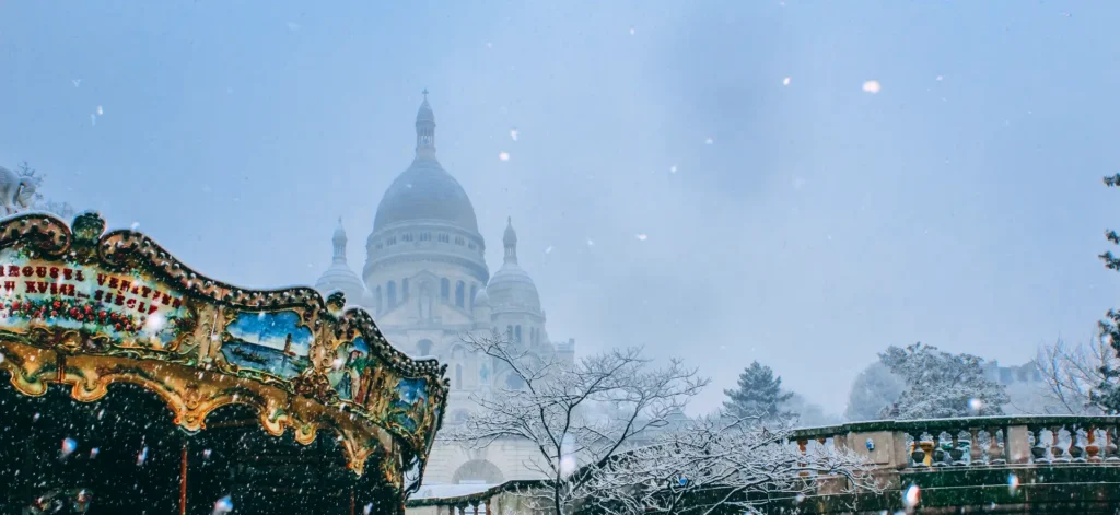 Montmartre in winter