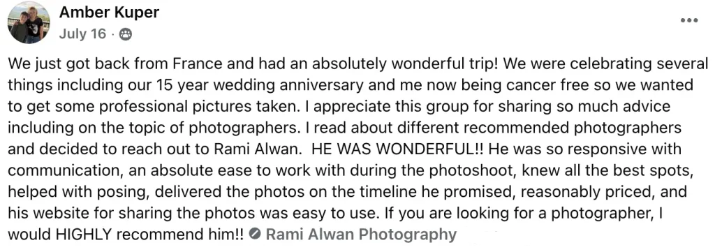 Paris Photographer Rami Alwan | A Relaxed Experience for your Vacation Photoshoot in Paris 4 Amber