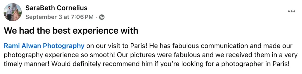 Paris Photographer Rami Alwan | A Relaxed Experience for your Vacation Photoshoot in Paris 2 sarabeth 1